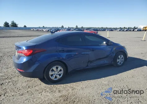 2016 Hyundai Elantra Se from USA, damaged, VIN 5NPDH4AE0GH771485